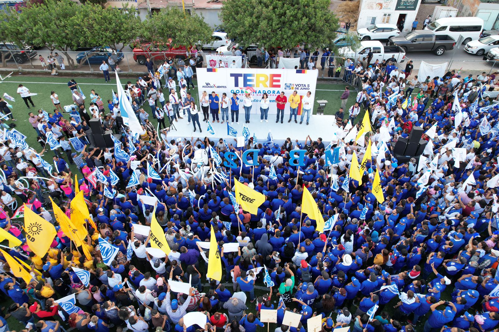 CON TU VOTO VAMOS A BLINDAR A AGUASCALIENTES: TERE JIMÉNEZ