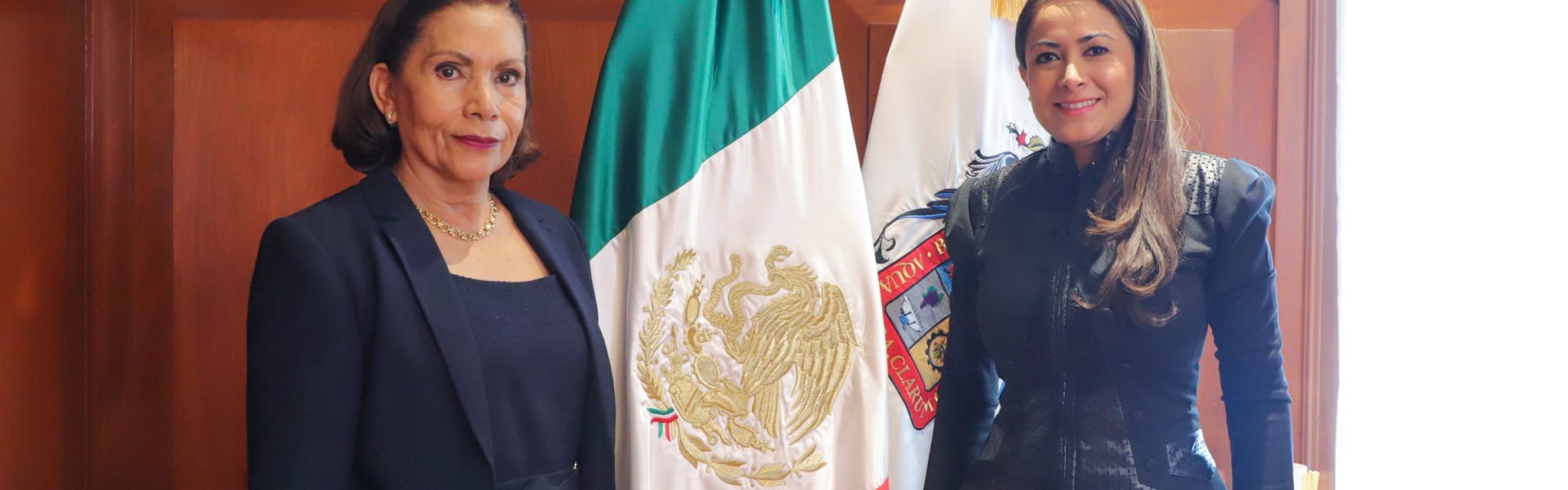 TERE JIMÉNEZ Y LA DELEGADA DE BIENESTAR EN AGUASCALIENTES ESTRECHAN LAZOS