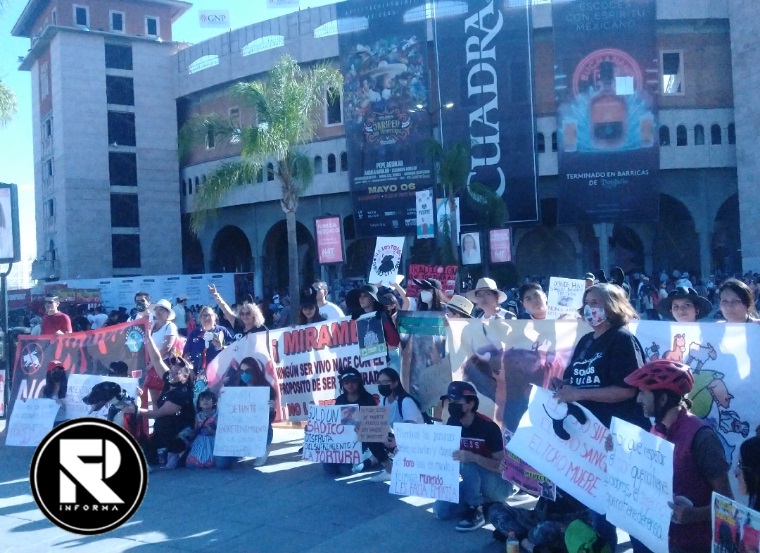 Marchan por la abolición de las corridas de toros