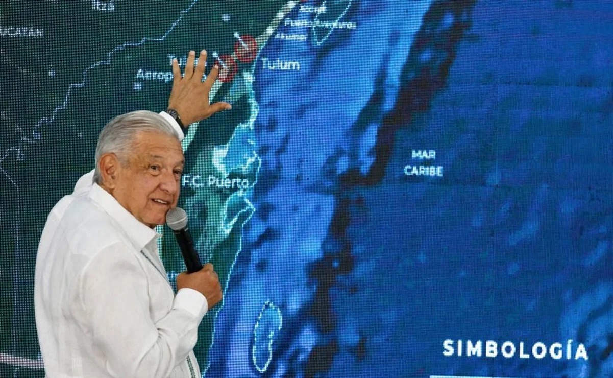 Anuncia AMLO la expropiación de terrenos a inmobiliarias a favor del Tren Maya