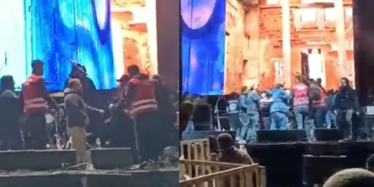 Molotov se agarra a golpes con Los Miserables en pleno escenario