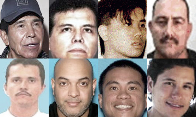 DEA revela los tres mexicanos más buscados por drogas en Estados Unidos