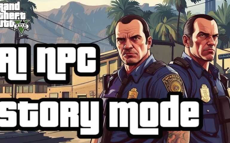 Lanzan mod de GTA V con nueva historia policiaca generada con IA
