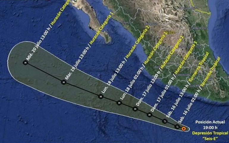 Depresión Tropical provocará lluvias en 7 estados