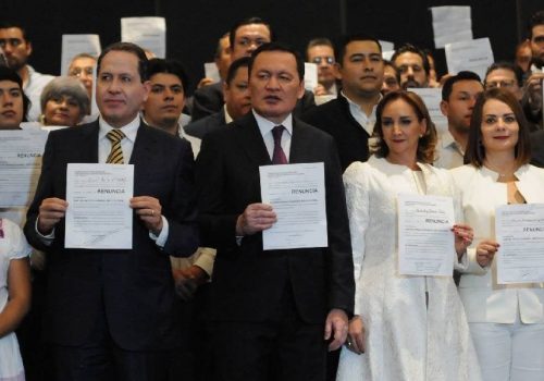 Por pleitos con «Alito» renuncian al PRI Osorio Chong, Nuvia Mayorga, Eruviel Ávila y Ruiz Massieu