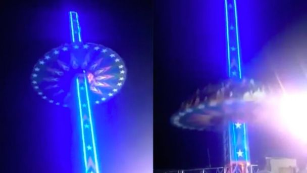 Se derrumba juego mecánico en la India dejando al menos 16 heridos