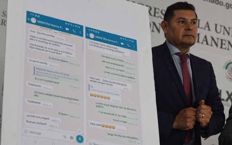 Denuncia de Alejandro Armenta: amenazas de la ministra de la SCJN