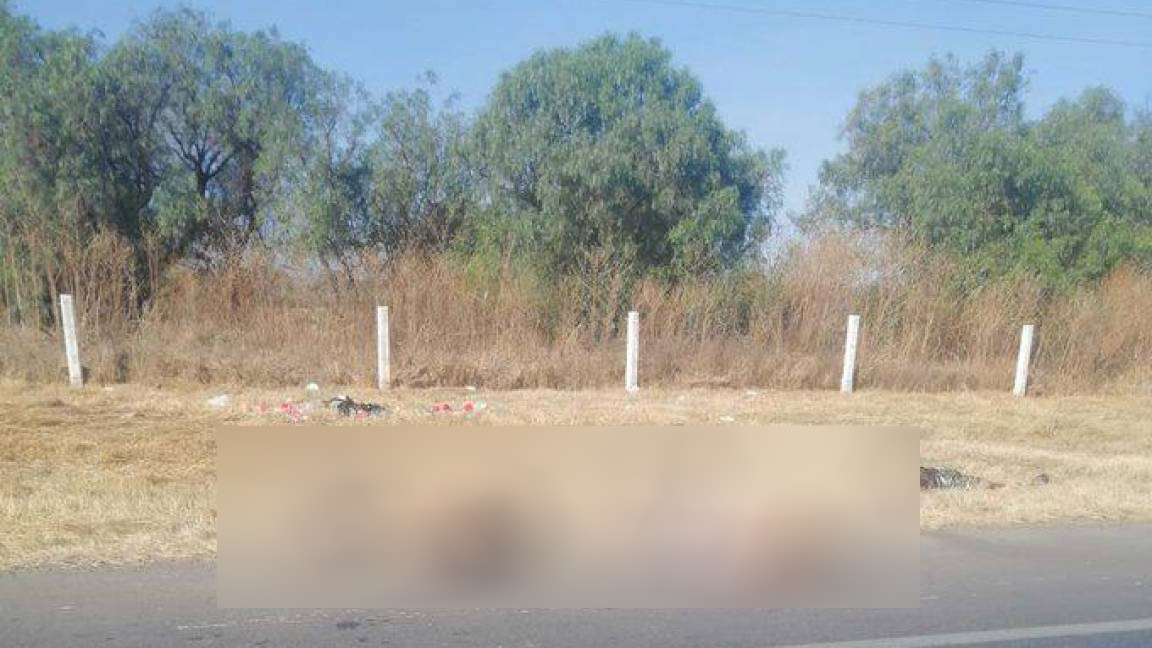 Arrojan cuerpos de 7 fallecidos en la carretera en Zacatecas