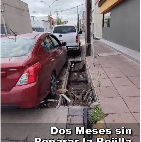 La Crítica Grafica: Dos meses sin reparar la rejilla