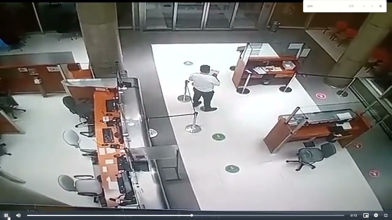 Video capta a guardia de sanatorio hablando con un supuesto fantasma