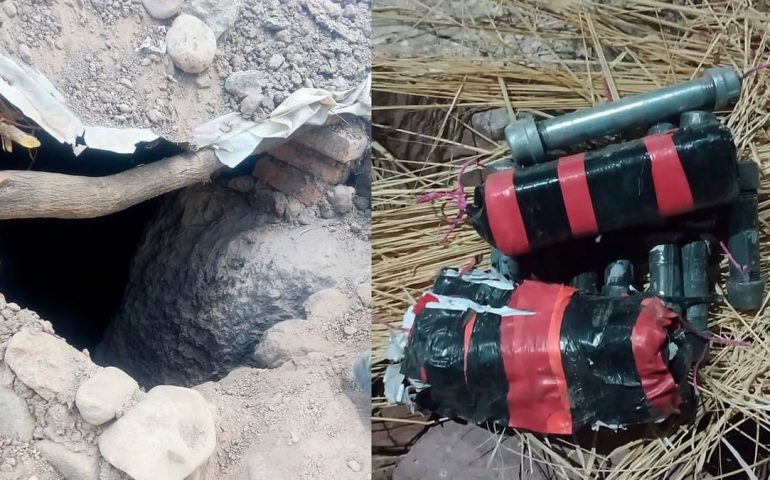 Encuentran explosivos en cueva de Pabellon de Arteaga