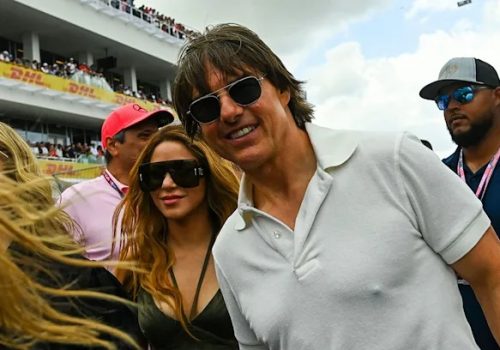 Captan a Shakira y Tom Cruise en el Gran premio de Miami