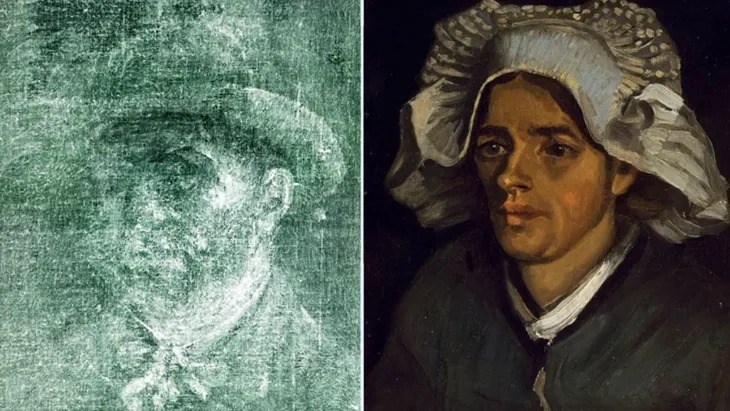 Descubren autorretrato de Van Gogh escondido en una pintura