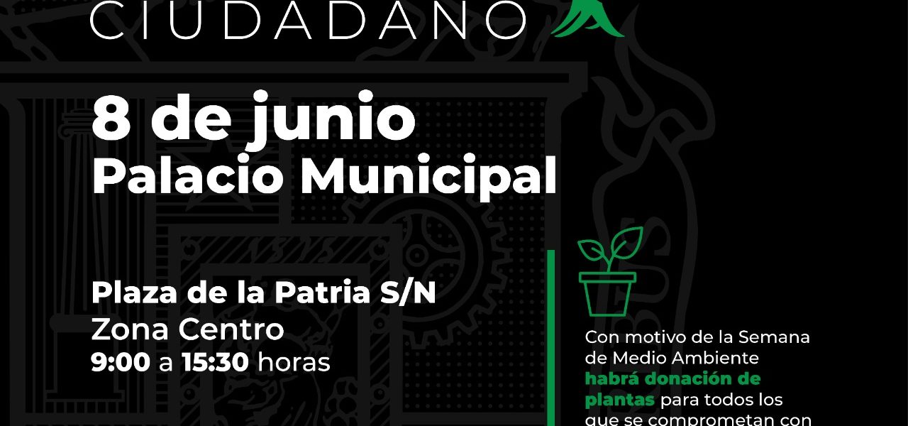 MIÉRCOLES CIUDADANO CELEBRARÁ LA SEMANA DEL MEDIO AMBIENTE CON DONACIÓN DE ÁRBOLES Y PLANTAS