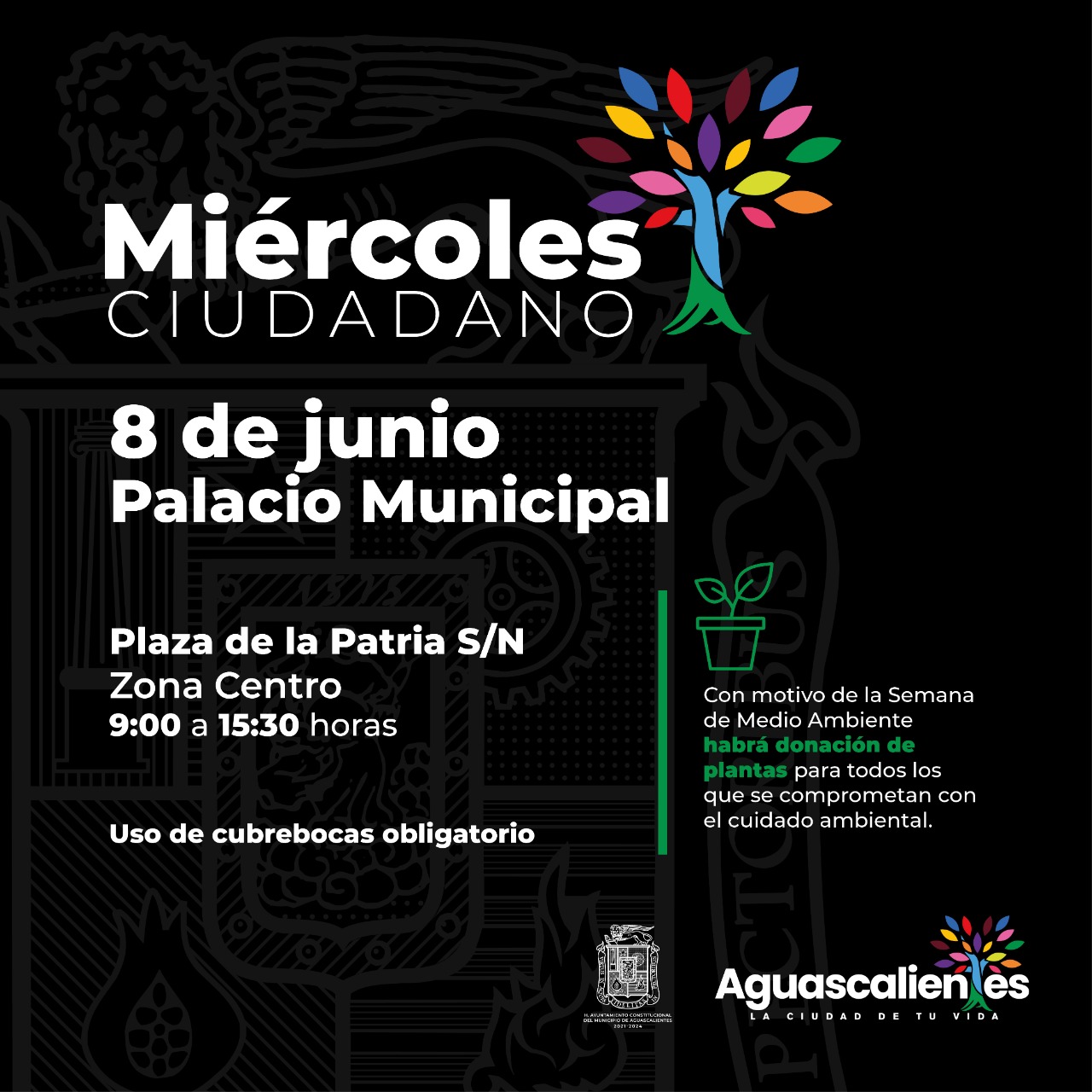 MIÉRCOLES CIUDADANO CELEBRARÁ LA SEMANA DEL MEDIO AMBIENTE CON DONACIÓN DE ÁRBOLES Y PLANTAS