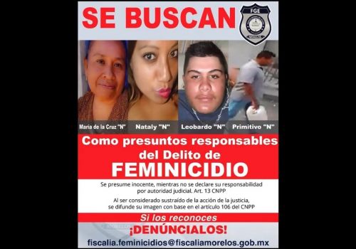 Fiscalía lanza orden de aprehensión contra 4 presuntos agresores contra Margarita Ceceña