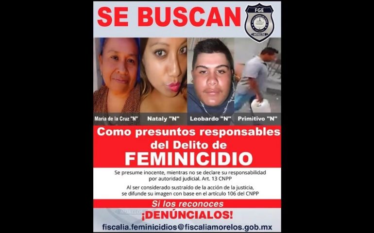 Fiscalía lanza orden de aprehensión contra 4 presuntos agresores contra Margarita Ceceña