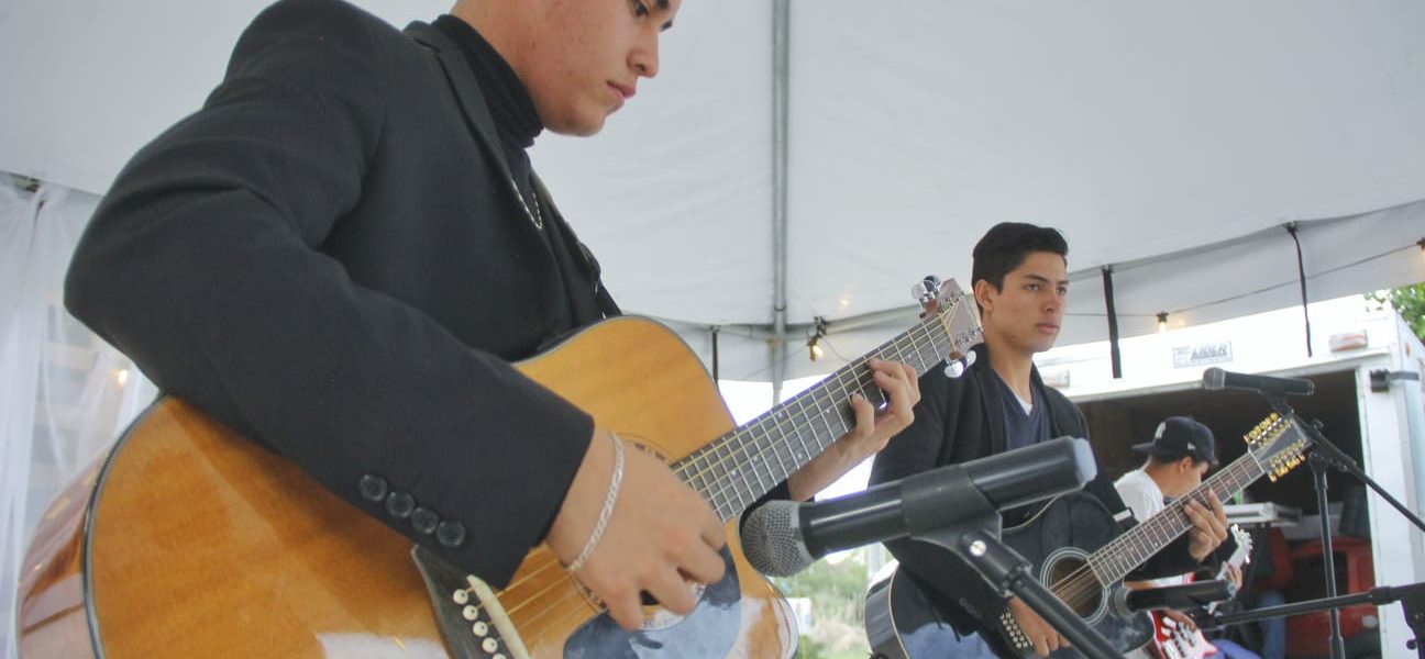 Exhibición de las escuelas deportivas en la Feria de los Chicahuales