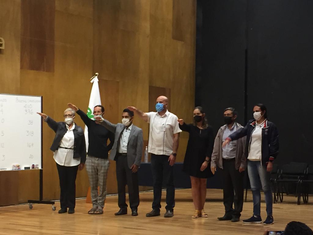 JORGE RANGEL RINDE PROTESTA COMO PRESIDENTE DE LA ACIUAA