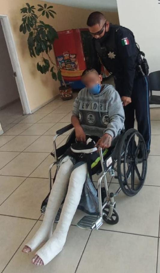 LADRÓN SE LANZÓ DE LA AZOTEA PARA HUIR: SE ROMPIÓ LAS DOS PIERNAS