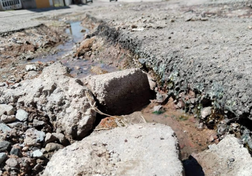 La Crítica Gráfica: Lluvias Borraron Pavimento