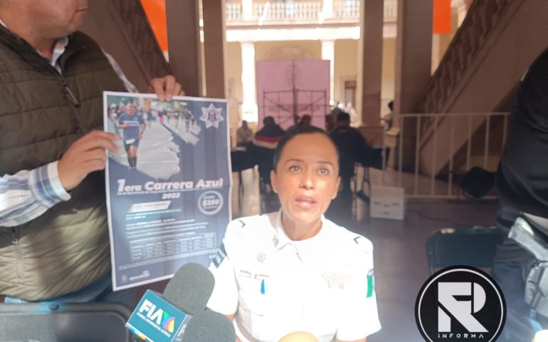 ¡PRIMERA CARRERA AZUL DE LA SEGURIDAD PÚBLICA MUNICIPAL!