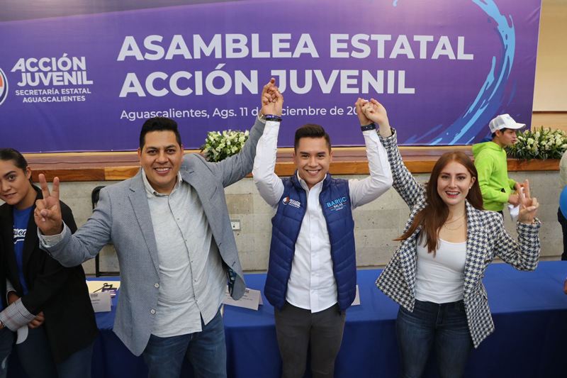 BARUC SALAS NUEVO SECRETARIO DE ACCIÓN JUVENIL DEL PAN EN AGUASCALIENTES
