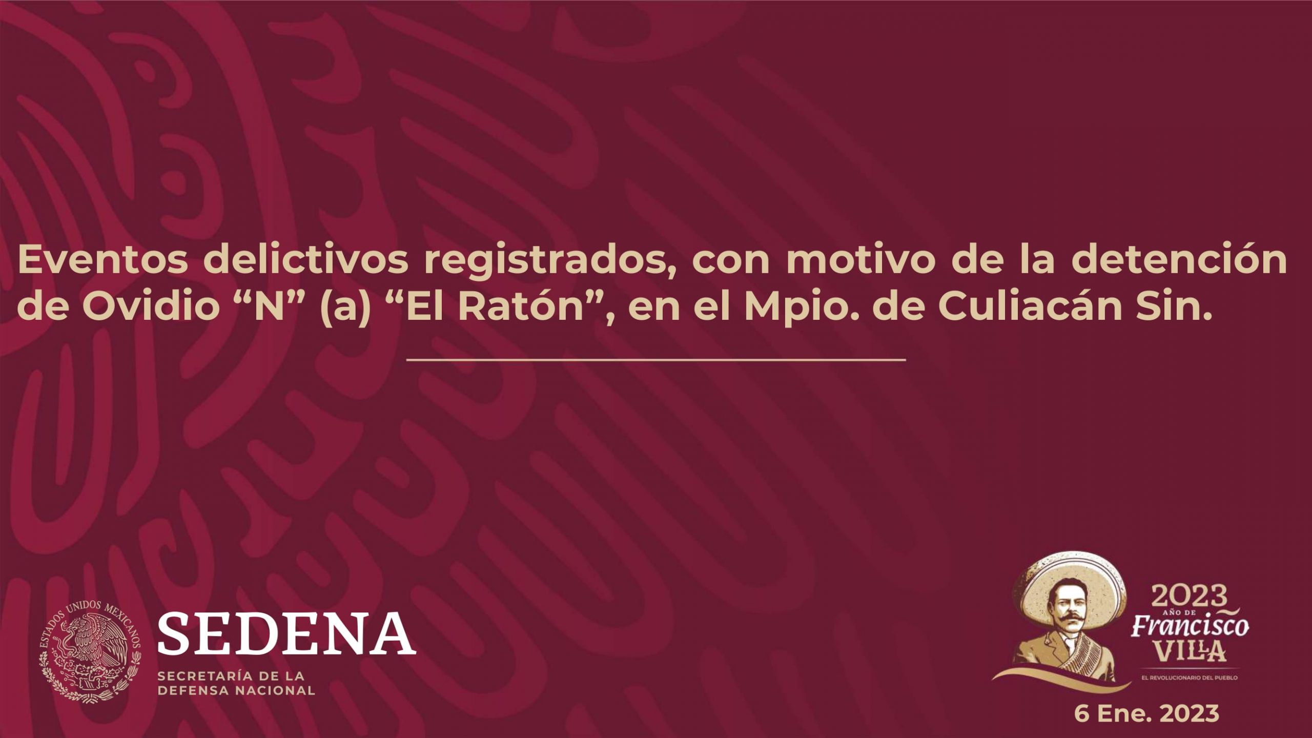 Los eventos tras la captura de Ovidio Guzmán #Infografia