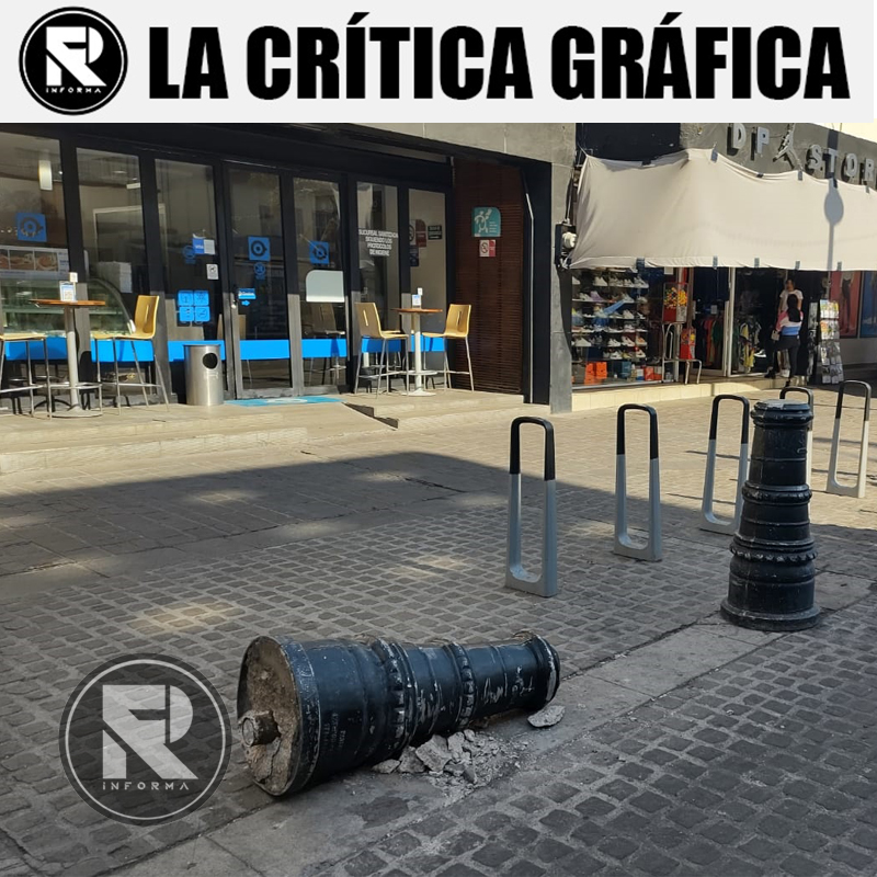 La Crítica Gráfica: Bolardo en el piso