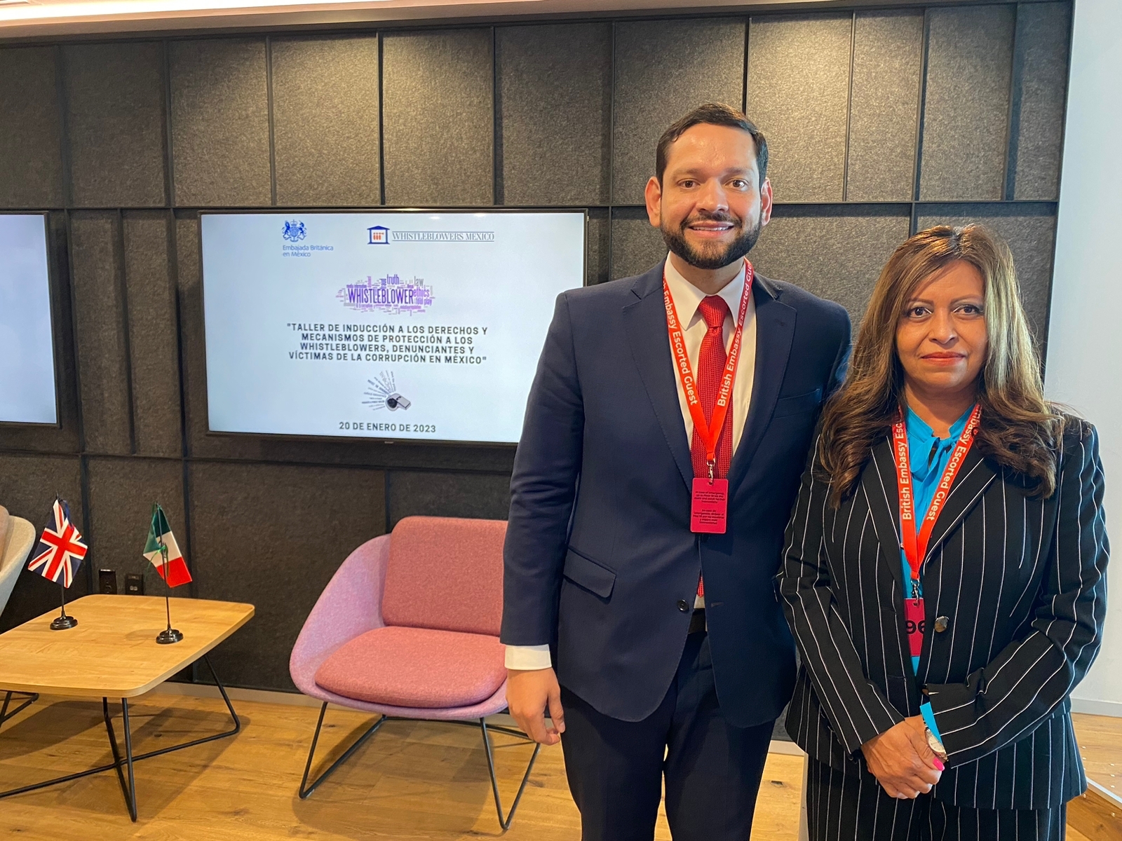 Asiste Fiscal Anticorrupción a taller organizado por embajada Británica