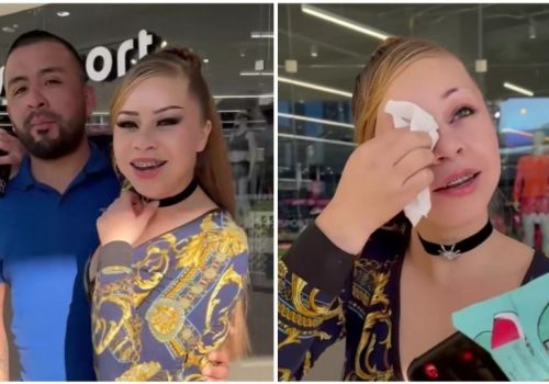 Mujer se desmaquilla frente a su novio por 2 mil pesos y este termina abandonándola