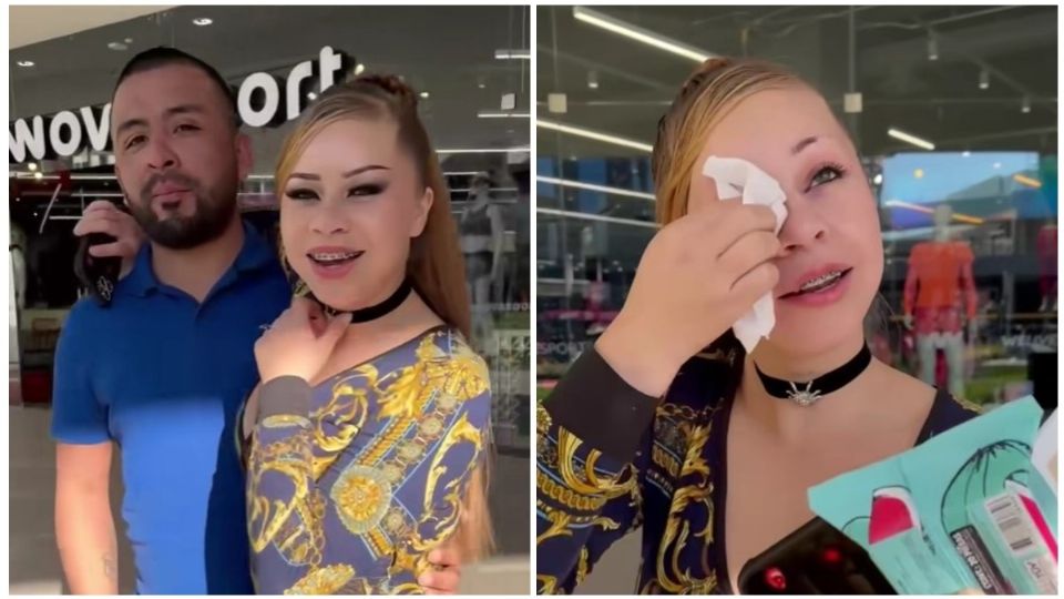 Mujer se desmaquilla frente a su novio por 2 mil pesos y este termina abandonándola