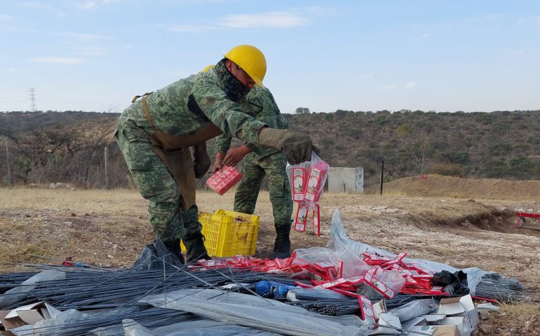 DESTRUYE PROTECCIÓN CIVIL MUNICIPAL PIROTECNIA DECOMISADA EN EL OPERATIVO COMETA