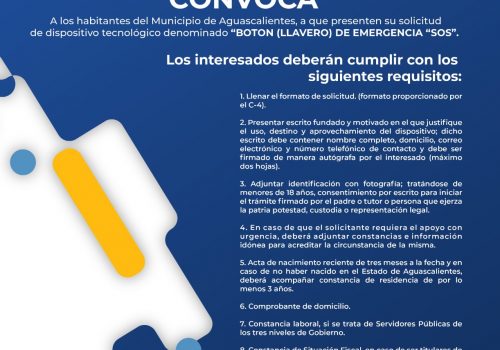 Convoca municipio a solicitar el botón SOS