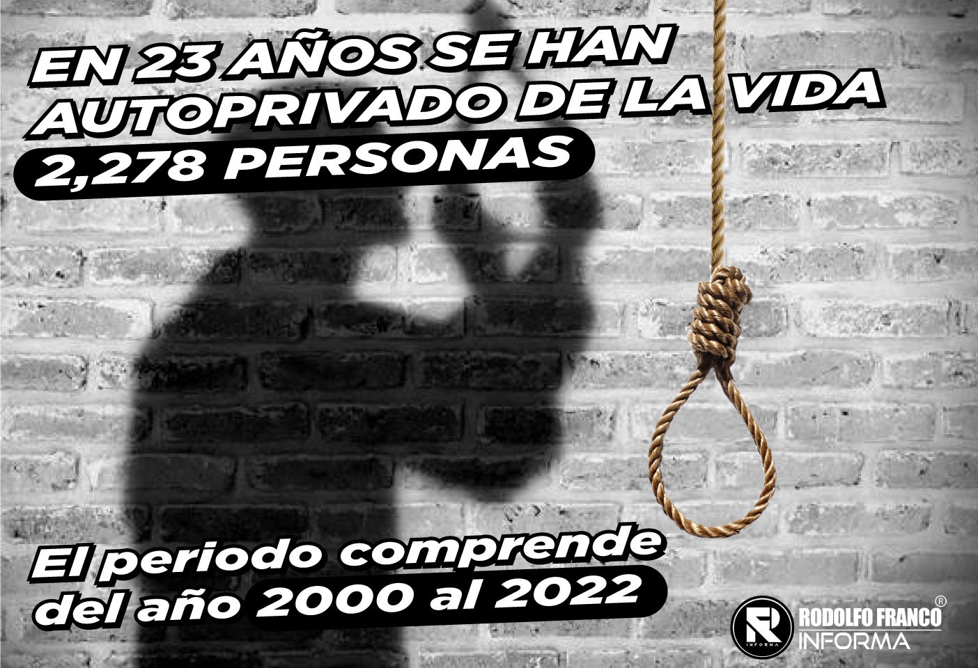 La Infografía de RFInforma: Cifras de Autoprivación de la vida en Aguascalientes