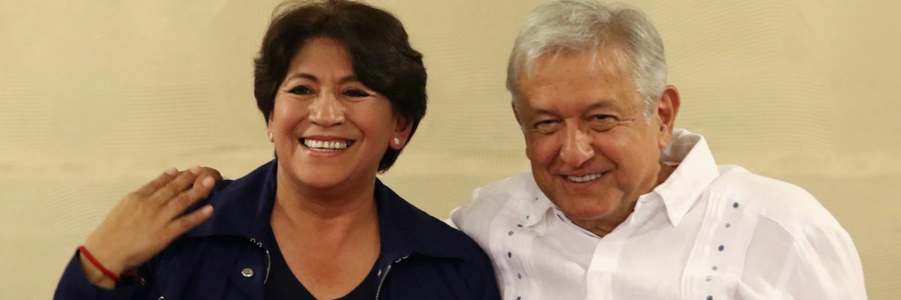 Defiende AMLO a Delfina Gomez como  “mujer honesta, incapaz de robarse un centavo”