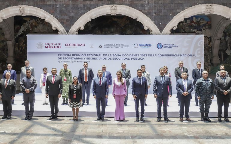 ENCABEZA TERE JIMÉNEZ PRIMERA REUNIÓN REGIONAL DE SECRETARIAS Y SECRETARIOS DE SEGURIDAD PÚBLICA DE LA ZONA OCCIDENTE