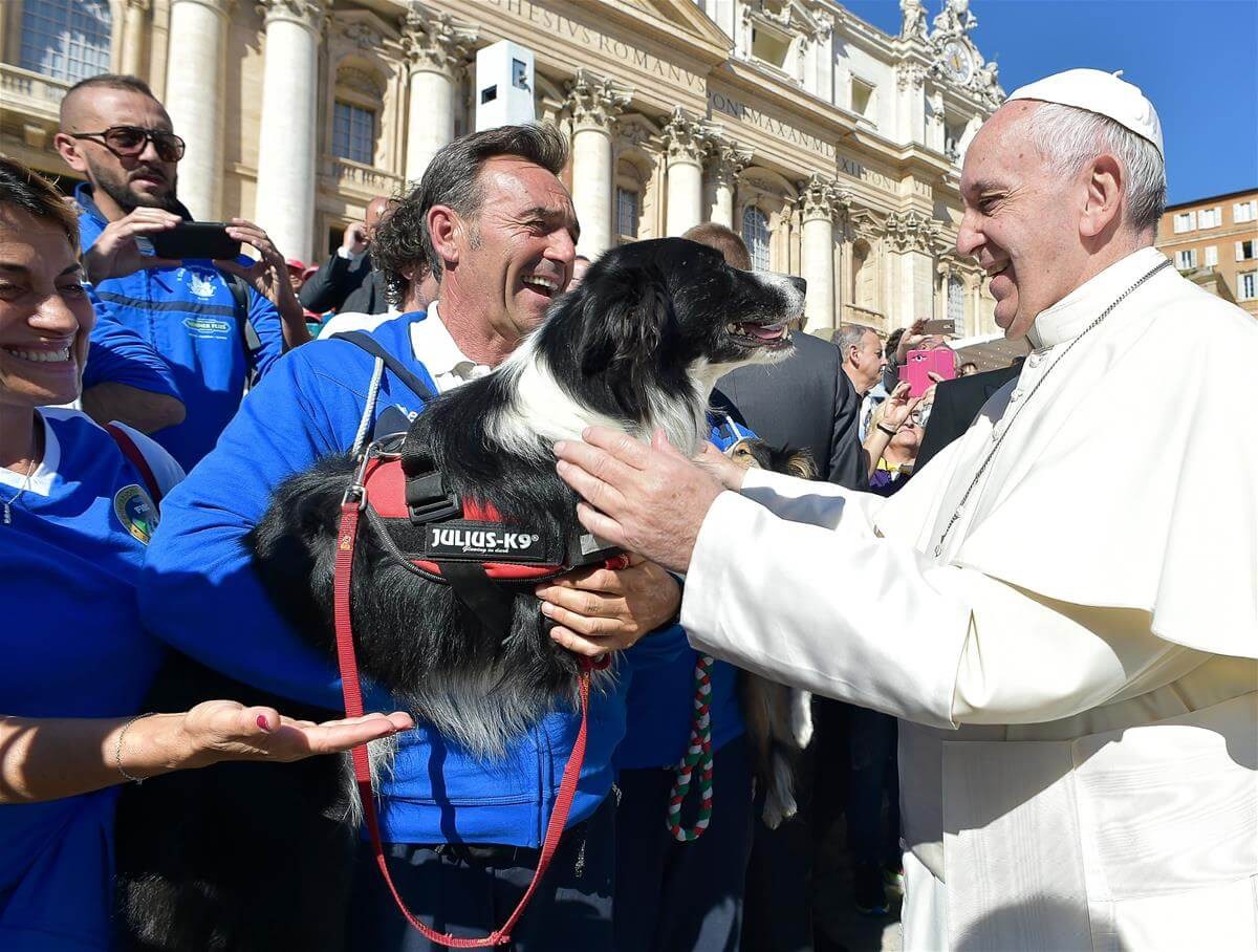 El Papa Francisco rechaza bendecir a un perro
