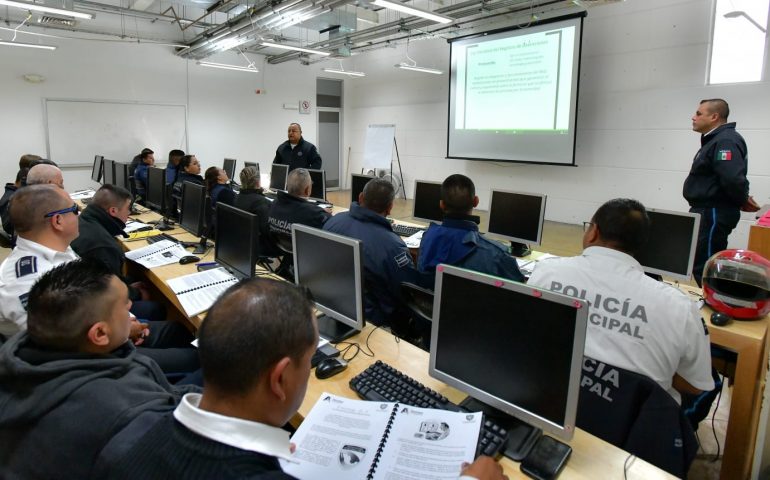EL MUNICIPIO DE AGUASCALIENTES REGISTRA UN AVANCE DEL 95 POR CIENTO EN LA CERTIFICACIÓN DE SUS POLICÍAS