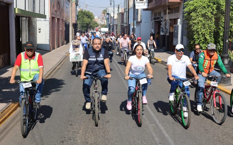 MUNICIPIO DE AGUASCALIENTES CELEBRA EL DÍA MUNDIAL DE LA BICICLETA CON RODADA