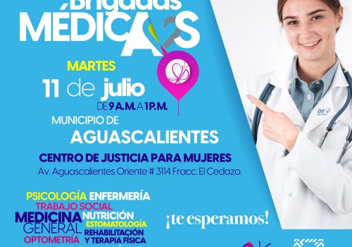 El Centro de Justicia para Mujeres invita a la brigada medica este 11 de julio