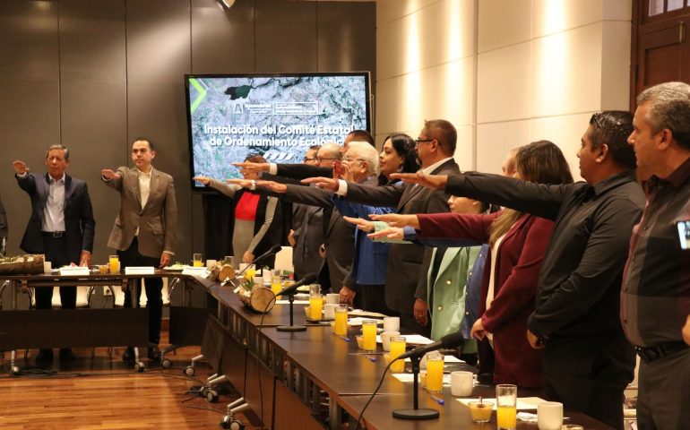 TOMA DE PROTESTA AL COMITÉ ENCARGADO DEL PROGRAMA DE ORDENAMIENTO ECOLÓGICO ESTATAL