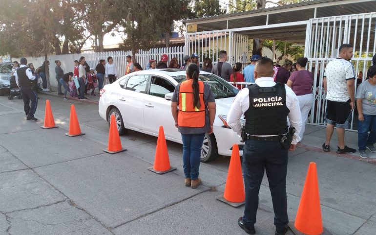 IMPLEMENTA SECRETARÍA DE SEGURIDAD PÚBLICA MUNICIPAL OPERATIVO DE SEGURIDAD POR REGRESO A CLASES