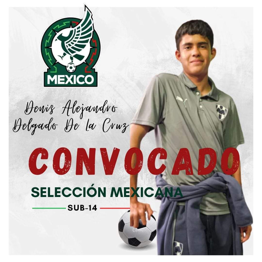 Joven seleccionado por Rayados de Aguascalientes Llega a la Selección Mexicana Sub-14