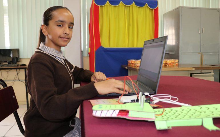 ANUNCIA TERE JIMÉNEZ QUE POR PRIMERA VEZ EN EL ESTADO, LAS ESCUELAS PÚBLICAS CONTARÁN CON INTERNET