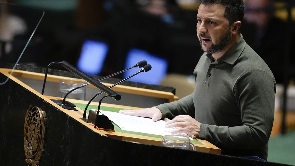 Zelenski interviene en la ONU y acusa a Rusia de tratar de ganar el apoyo de países con tratados