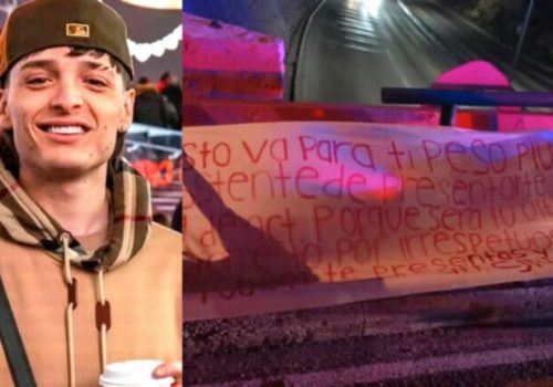 CJNG manda narcomanta a a Peso Pluma: «Será tu última presentación»