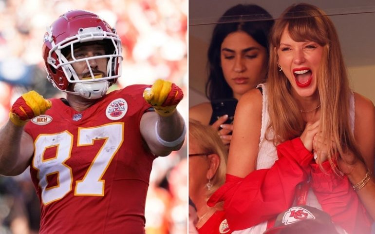 ¿Taylor Swift tiene nuevo novio? Es vista en partido de los Kansas para apoyar a Travis Kelce