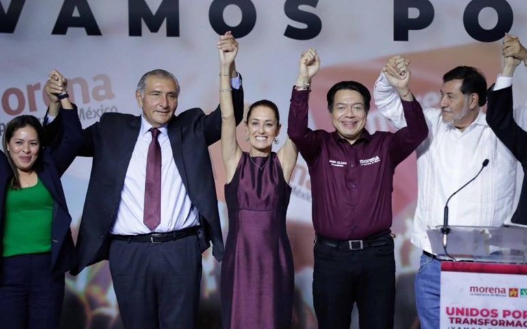 Claudia Sheinbaum virtual candidata presidencial de Morena