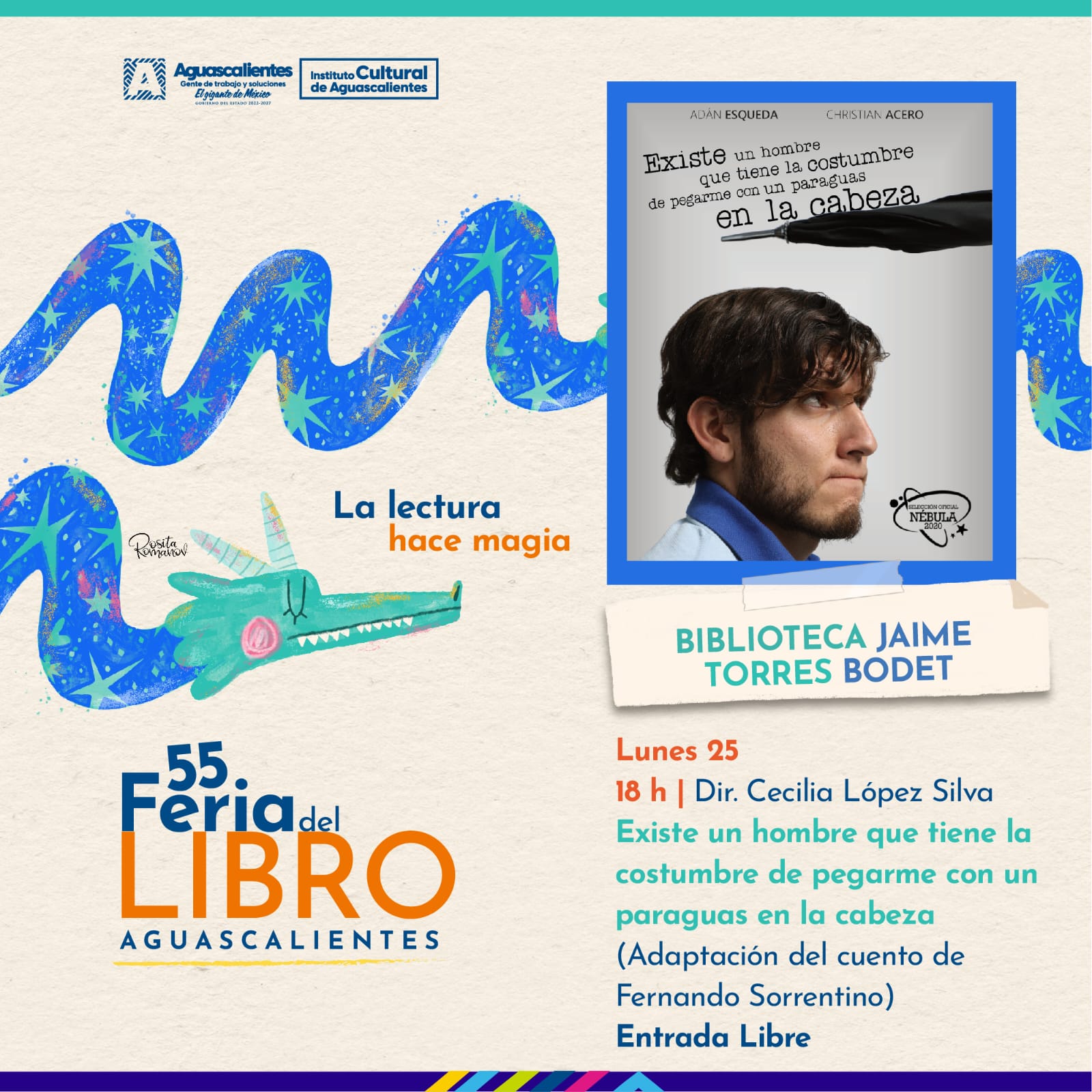 CONTINÚAN LAS ACTIVIDADES EN LA 55 FERIA DEL LIBRO AGUASCALIENTES